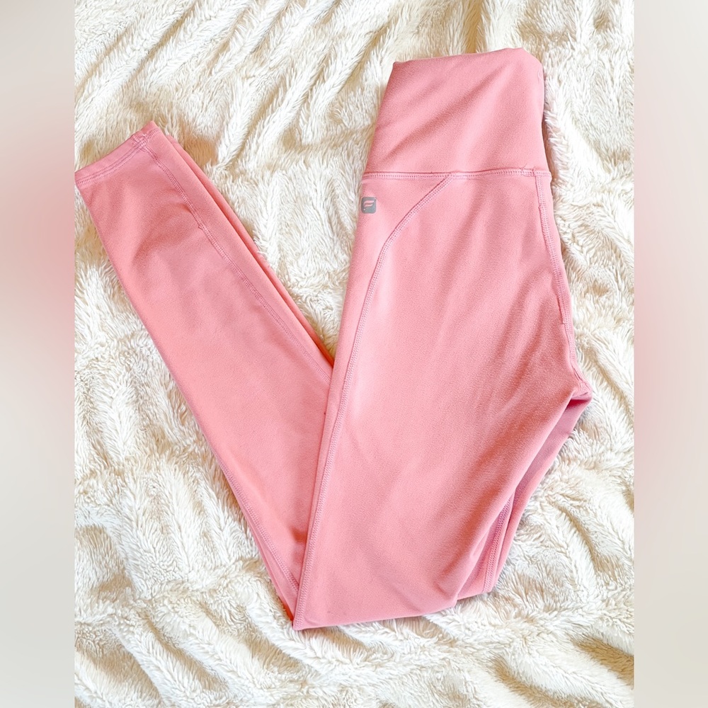Fabletics coral pink leggings